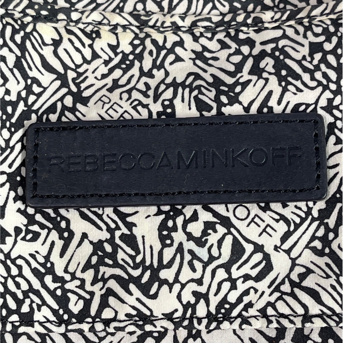 Rebecca Minkoff Women’s Burgundy Leather Mini 4-Zip Crossbody Bag Sz S