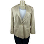 Collezioni Women’s Satin Tan Blazer Size 10