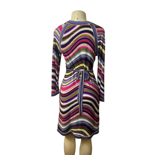 BCBGMaxazria Women's Multicolor A-Line Dress Sz M - NWT