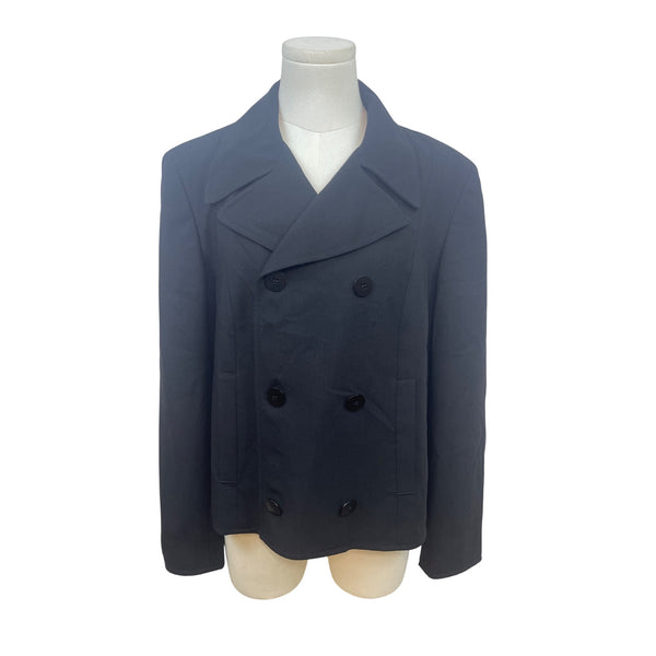 Liz Claiborne Women’s Black Double-Breasted Peacoat Blazer
