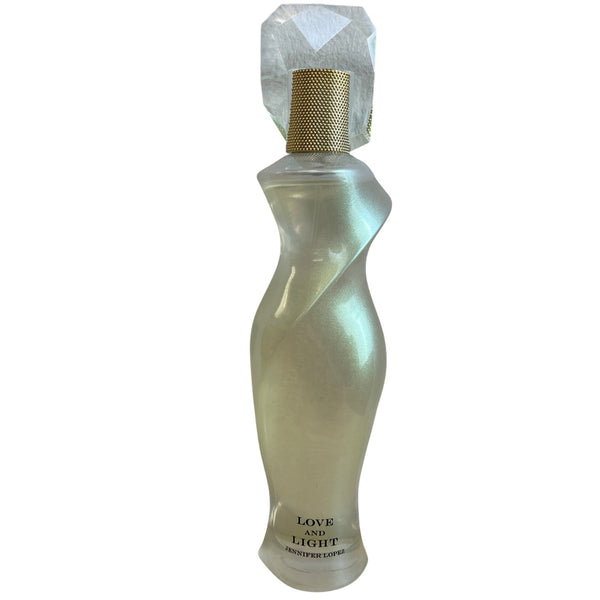 Jennifer Lopez Love And Light Iridescent Perfume Bottle 75ml Curvy Shape Design