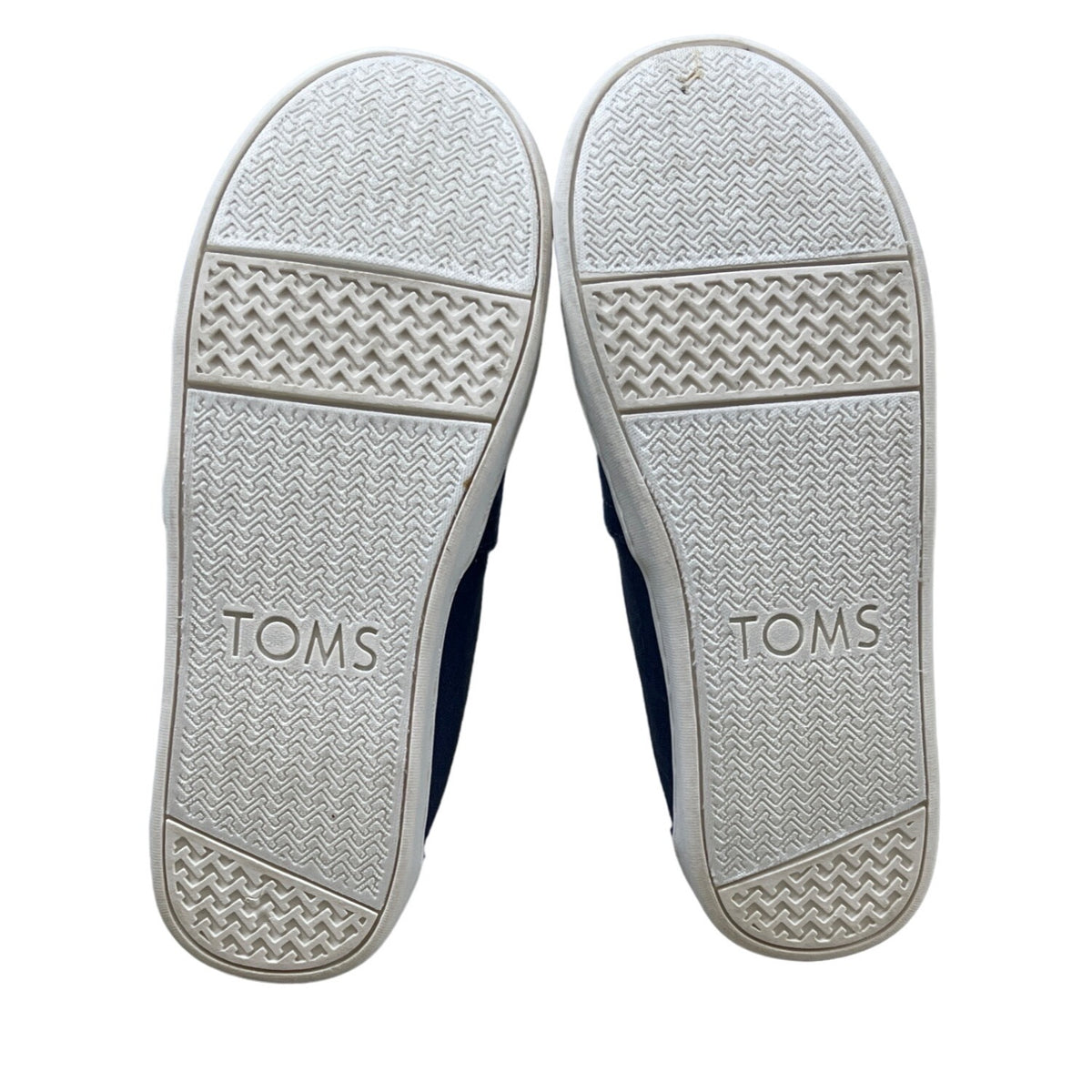 Tom’s Youth Navy Blue Denim Canvas Flat Shoes Sz Y13.5