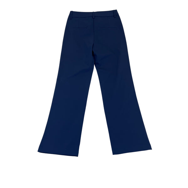 Kiczoy Womens Blue Viscose-Blend Flared Dress Pants Size 2 - New