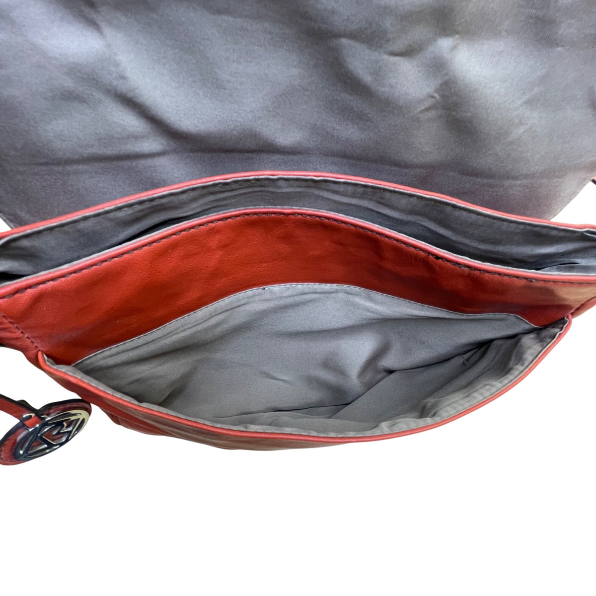 Relic Women’s Red Faux Leather Adjustable Strap Buckle Accent Crossbody Bag