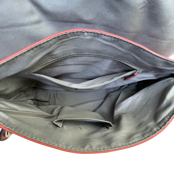 Relic Women’s Red Faux Leather Adjustable Strap Buckle Accent Crossbody Bag