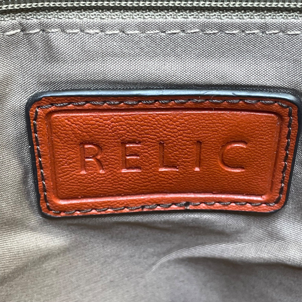 Relic Women’s Red Faux Leather Adjustable Strap Buckle Accent Crossbody Bag