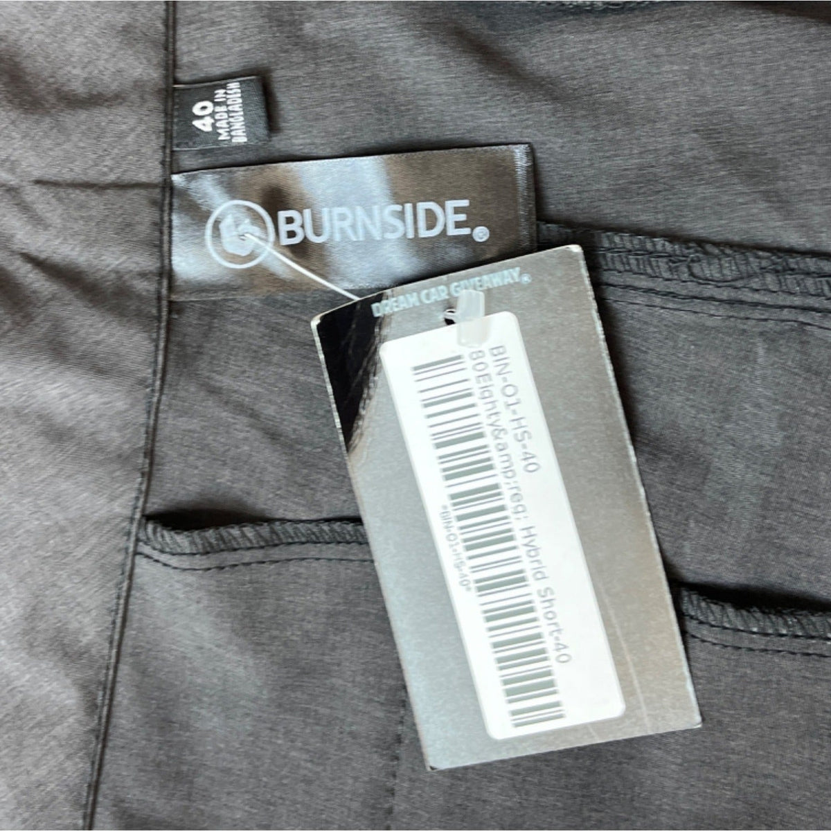 Burnside Men's Dark Grey Shorts Sz 40