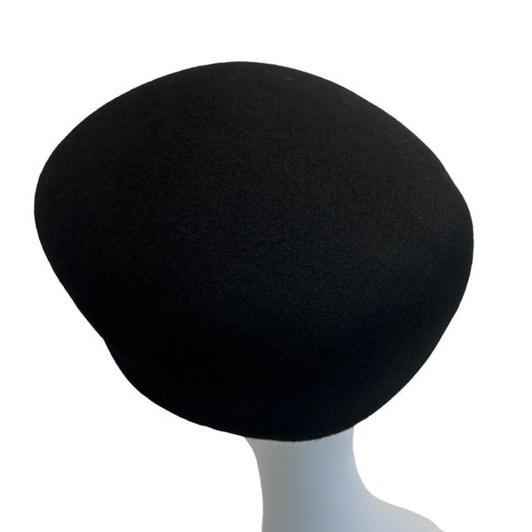Unbranded Men's Black Ascot Felt Cap Hat - One Size