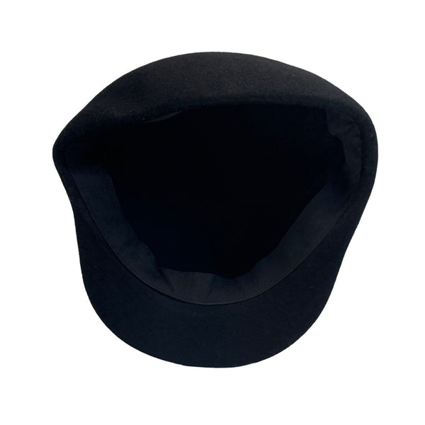 Unbranded Men's Black Ascot Felt Cap Hat - One Size