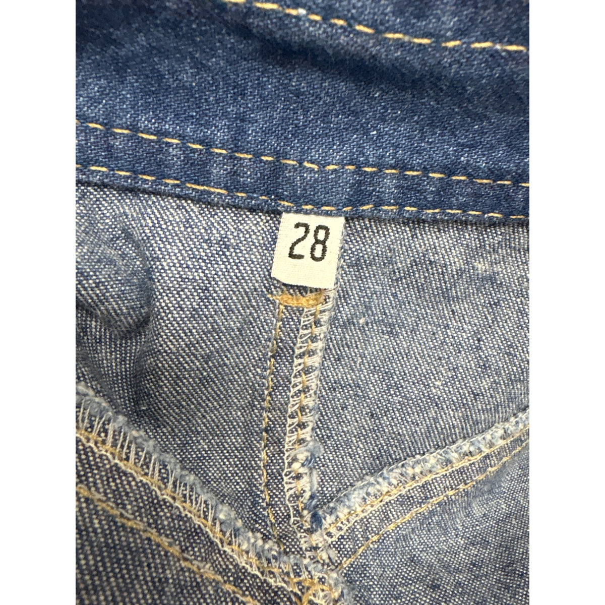 Pop Model Womens Blue Denim Zipper Accented High-Waist Mini Skirt Size 28