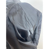 Express Vintage Mens Black Leather Belted Trench Coat Size M