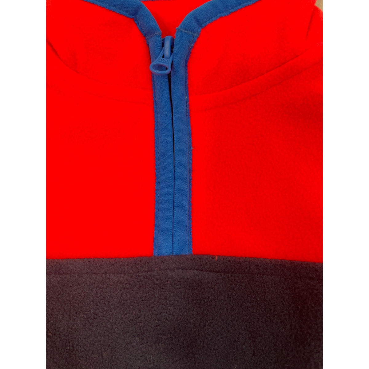 Oshkosh Bgosh Baby Fleece Half-Zip Pullover Red & Navy Size 6M - New