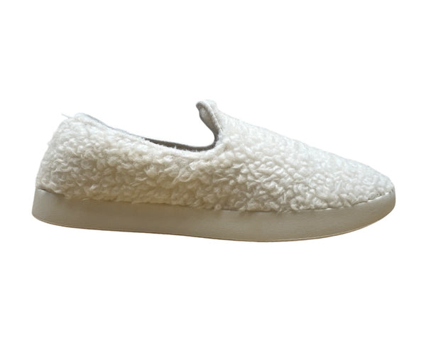 Allbirds Women’s Natural White Cream Wool Fluffs Slip-On Shoes Sz W8 - New
