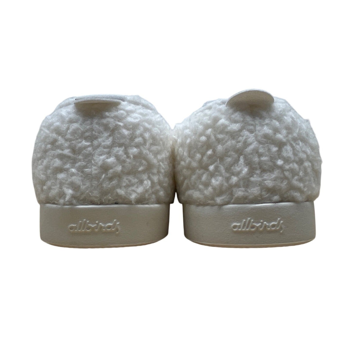 Allbirds Women’s Natural White Cream Wool Fluffs Slip-On Shoes Sz W8 - New