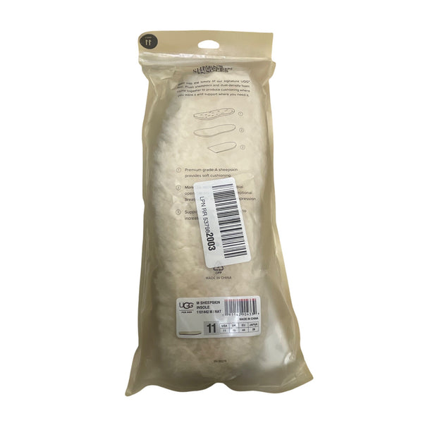 UGG Men’s Natural Sheepskin Insoles Dual-Density Foam Cushioned Size 11