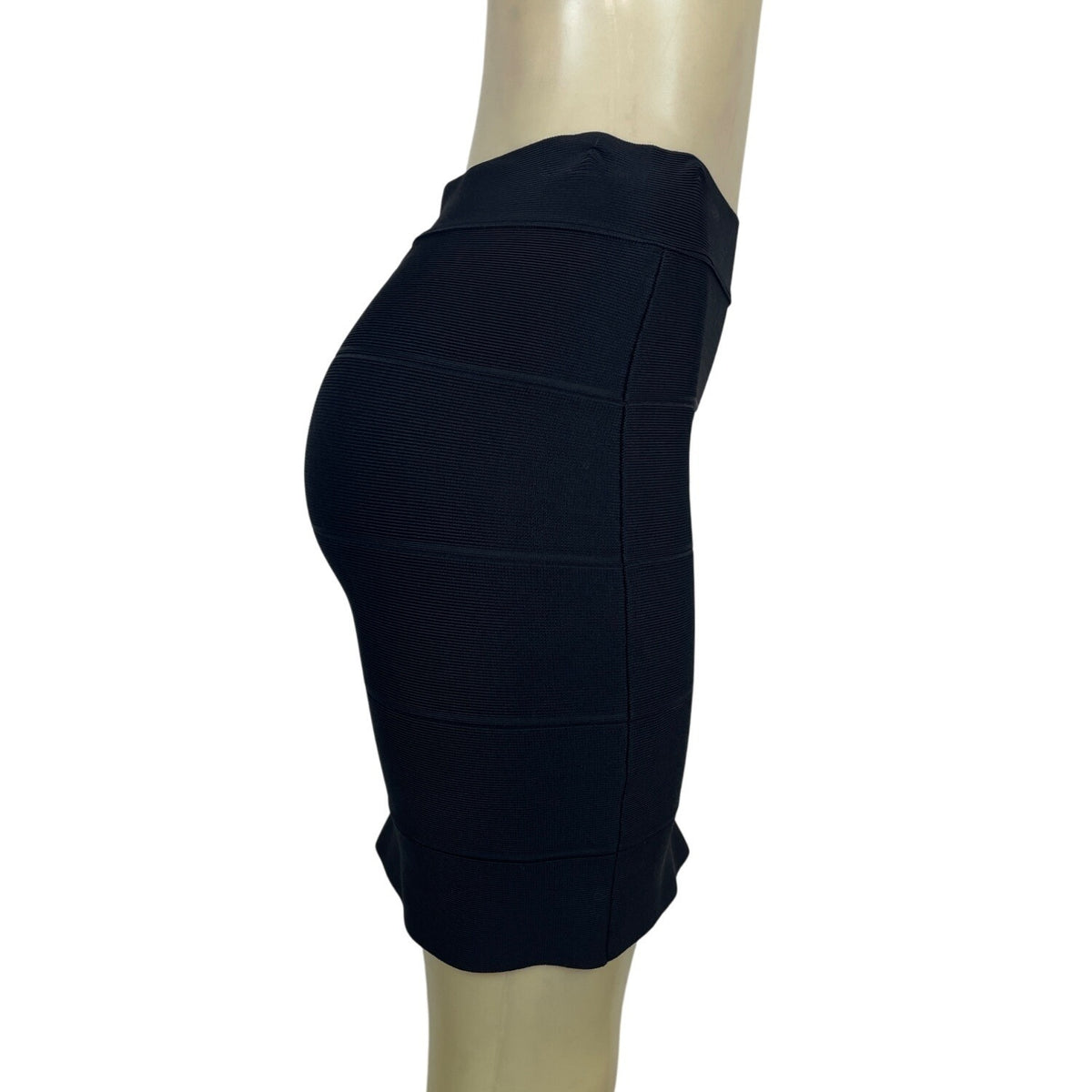 Bcbg Maxarzia Womens Black Bodycon Bandage Skirt Size M