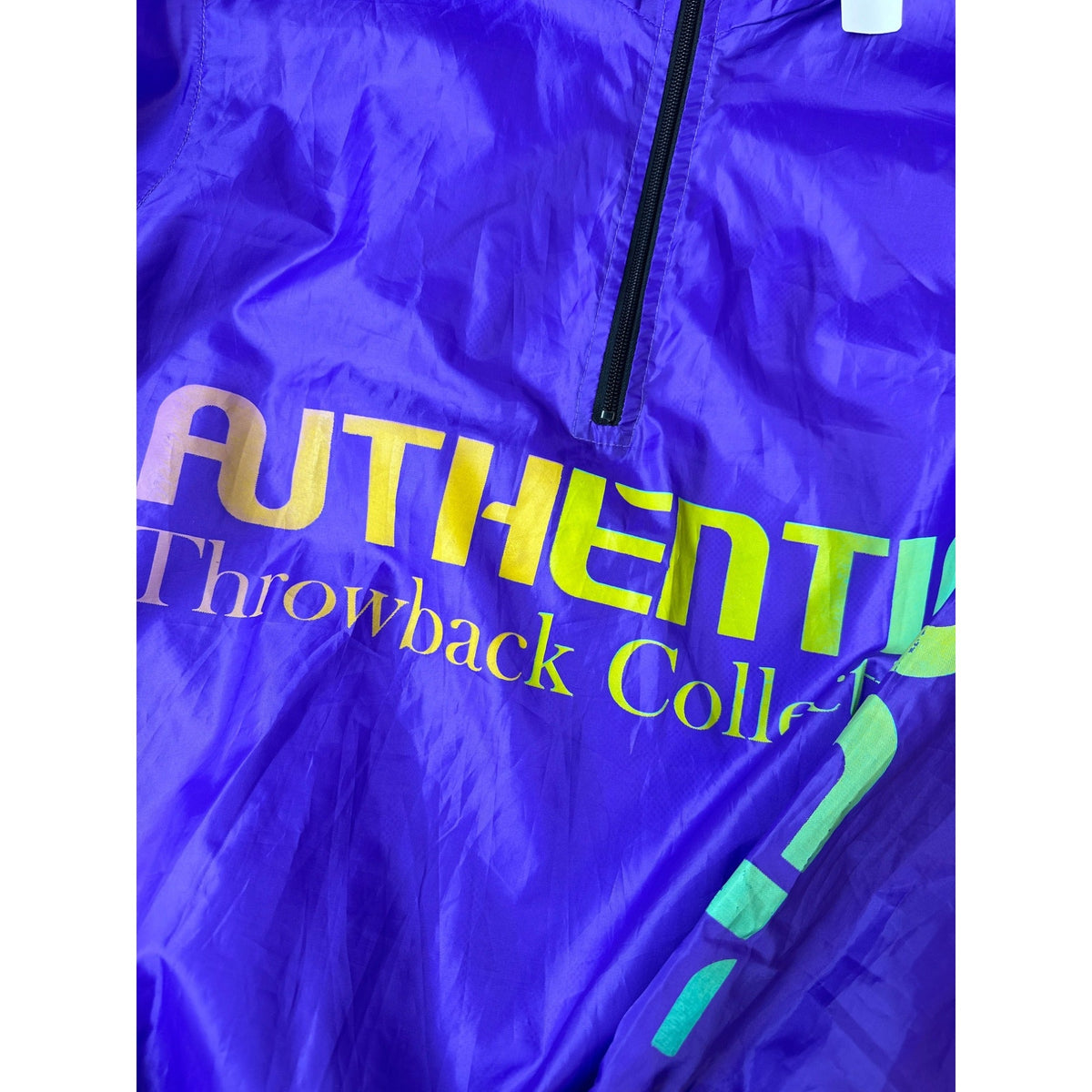 Authentic Throwback Collection Purple Windbreaker Jacket