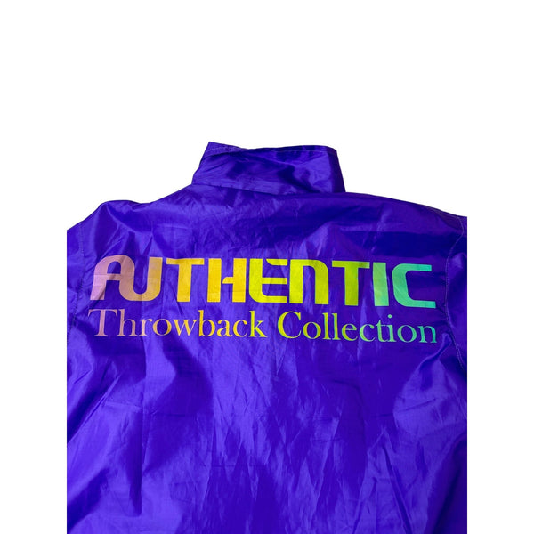 Authentic Throwback Collection Purple Windbreaker Jacket