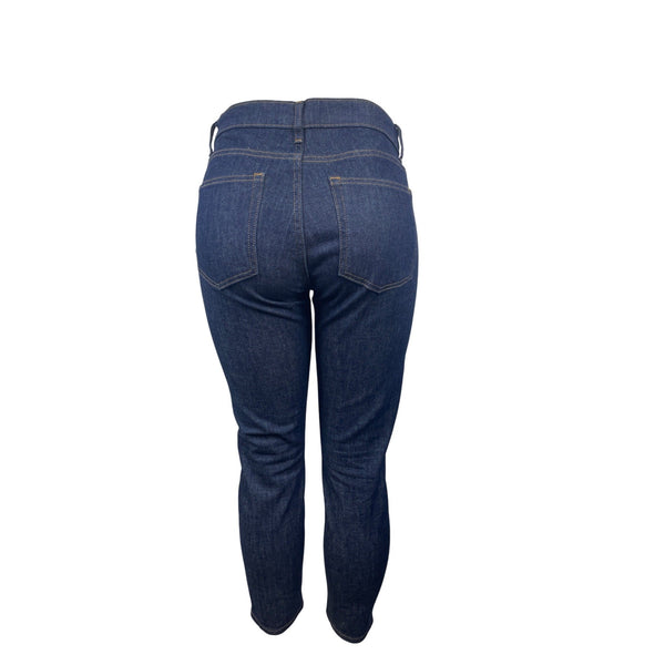Everlane Blue Denim Jeans Dark Wash Mid Rise Stretch Sz 29 Ankle