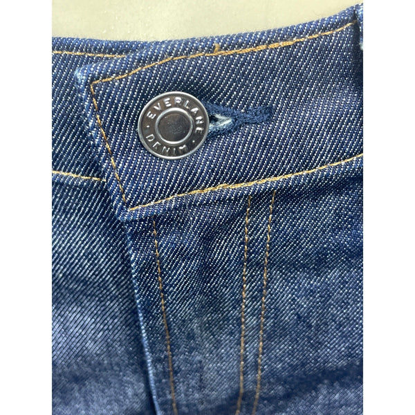 Everlane Blue Denim Jeans Dark Wash Mid Rise Stretch Sz 29 Ankle