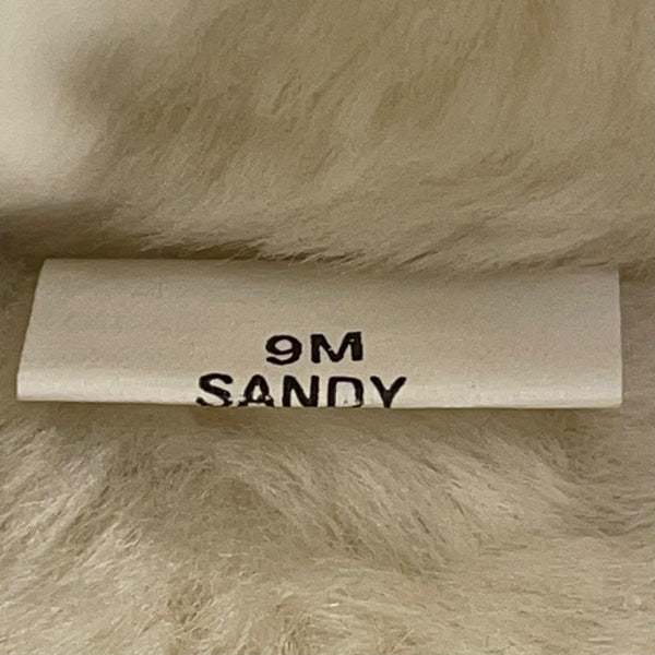 Clarks Women’s Wheat Suede W Lace Faux Fur Cuff Sandy Slipper Bootie Size 9M