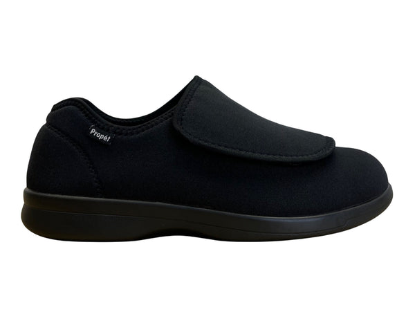 Propét Men’s Black Adhesive Closure Cushion Foot Slippers Size 10 - New