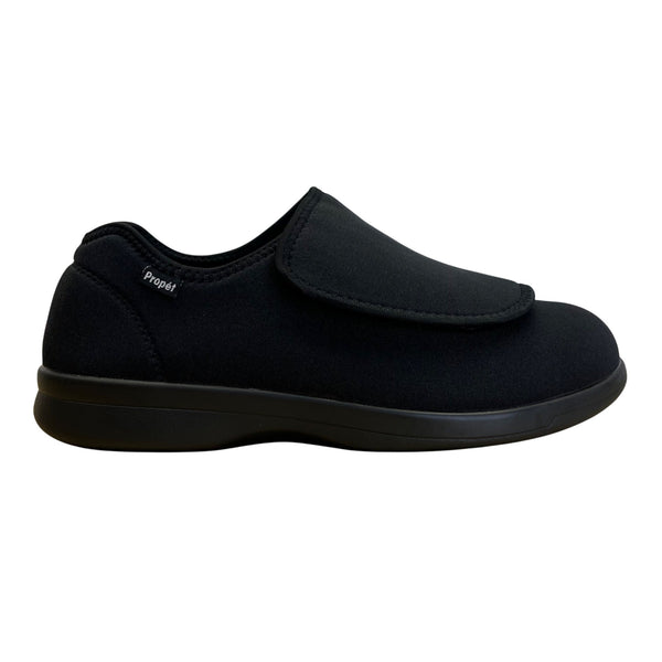 Propét Men’s Black Adhesive Closure Cushion Foot Slippers Size 10 - New