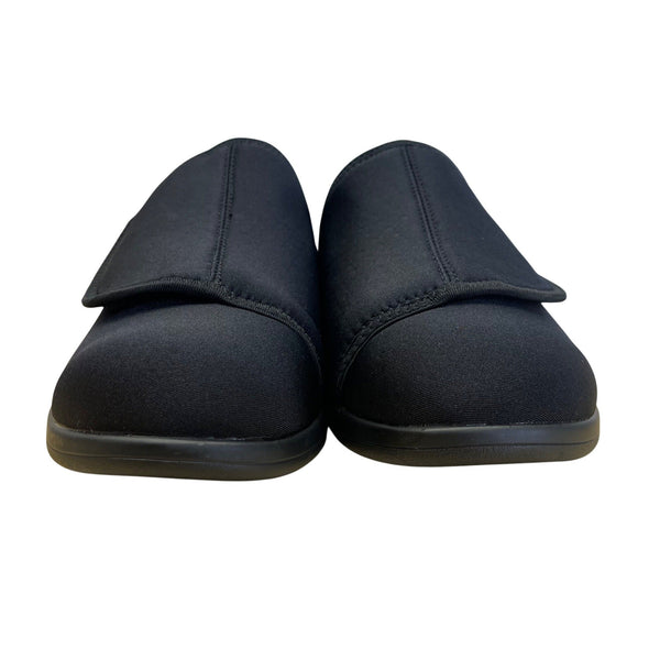 Propét Men’s Black Adhesive Closure Cushion Foot Slippers Size 10 - New