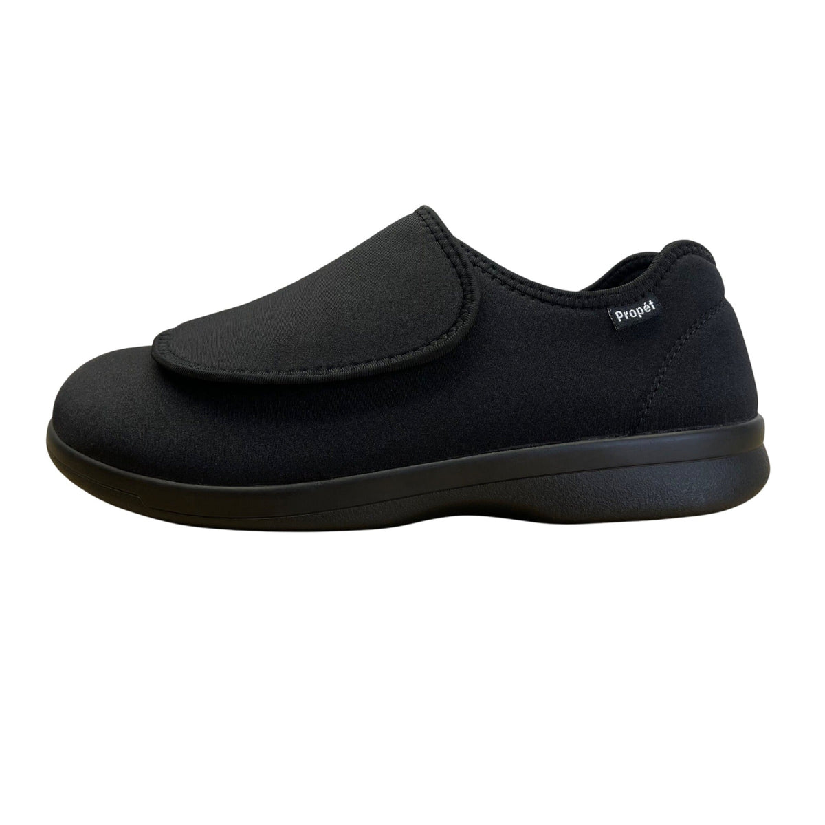 Propét Men’s Black Adhesive Closure Cushion Foot Slippers Size 10 - New