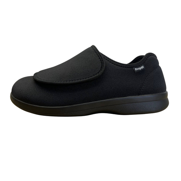 Propét Men’s Black Adhesive Closure Cushion Foot Slippers Size 10 - New