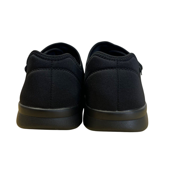Propét Men’s Black Adhesive Closure Cushion Foot Slippers Size 10 - New