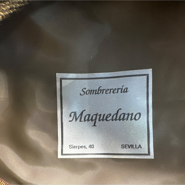 Vintage Maquedano Tweed Flat Cap