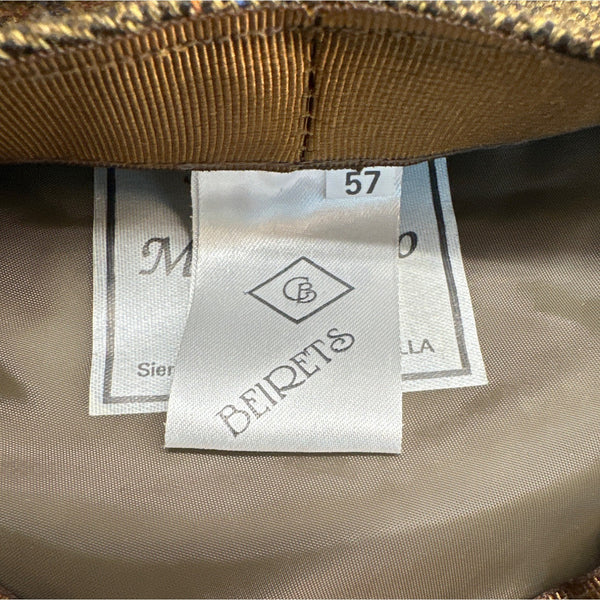 Vintage Maquedano Tweed Flat Cap