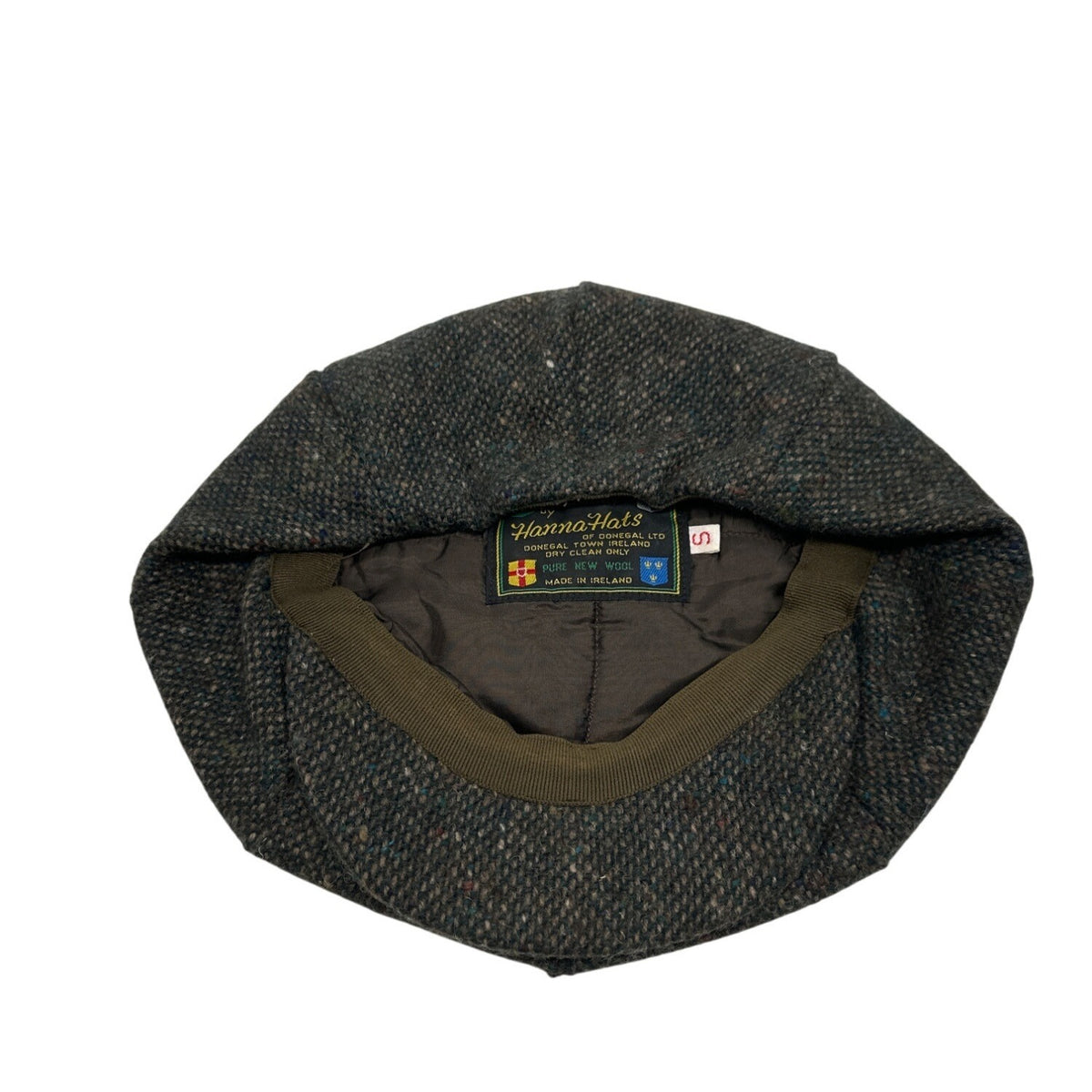 Vintage Maquedano Tweed Flat Cap