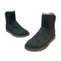UGG Women’s Green Suede & Gray Sheepskin Mid-Calf Abree Mini Boots Size 9