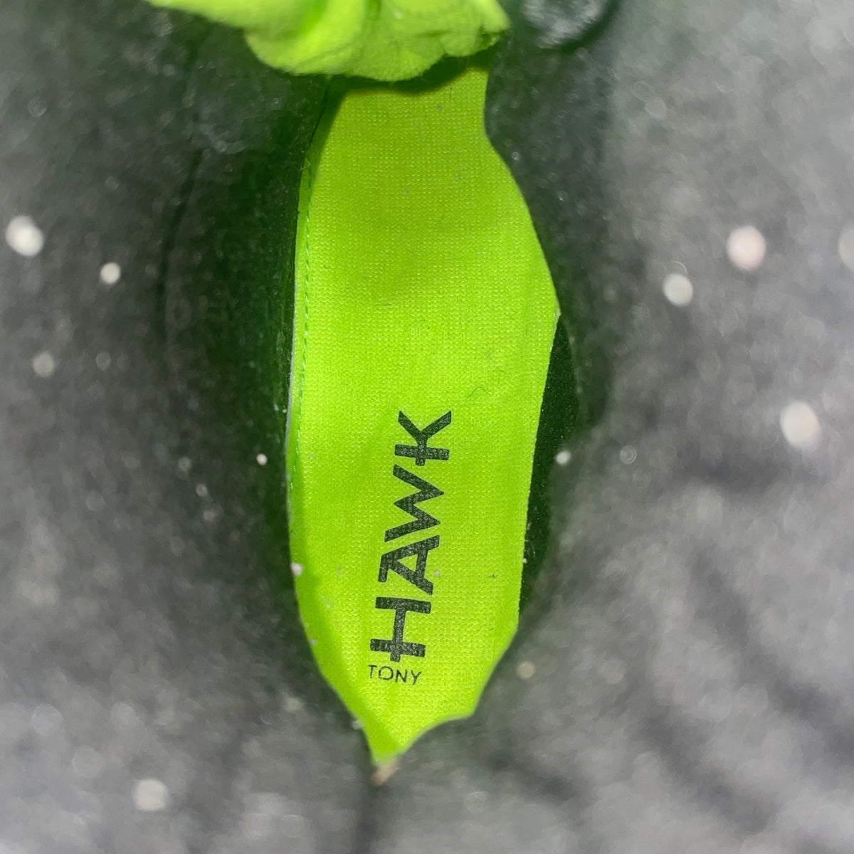 Hawk Boys Black/Neon Green Skull Detail  Lace-Up  Thermolite Insulated Boots Sz 6
