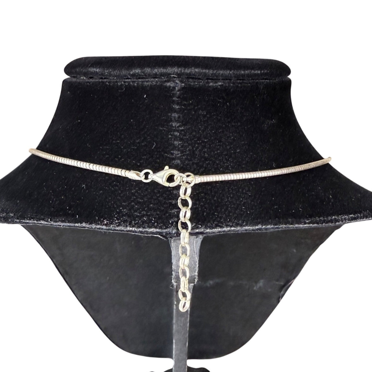 Sterling Silver Italy Women's Snake Chain Necklace Adjustable Lobster Clasp
