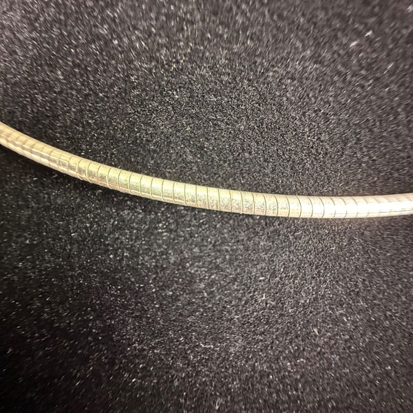 Sterling Silver Italy Women's Snake Chain Necklace Adjustable Lobster Clasp