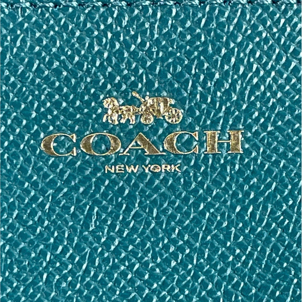 Coach Women's Emerald Green Wristlet Purse Sz S