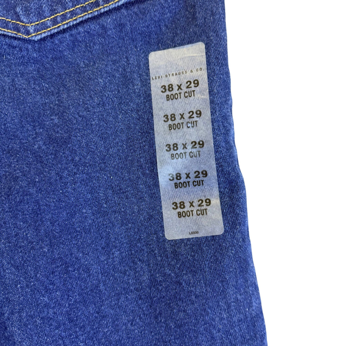 Levi’s Mens Blue Denim Cotton 517 Boot Cut Jeans Size W38 L29 - New