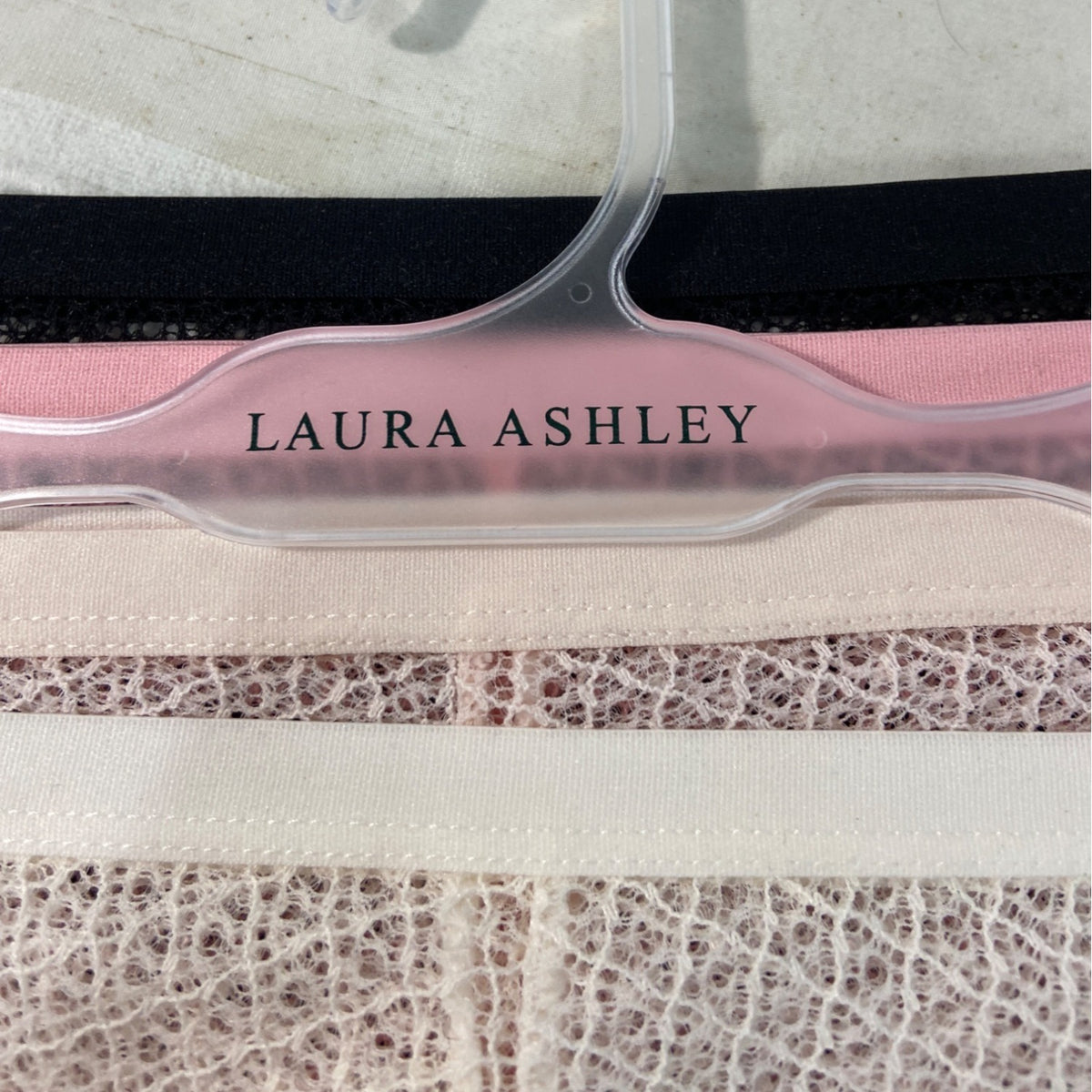 Laura Ashley Intimates Women's Lace Hipster Panties Set Of 3 Size M