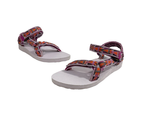 Teva Women's Pink Strapped Slide Sandals Sz 9