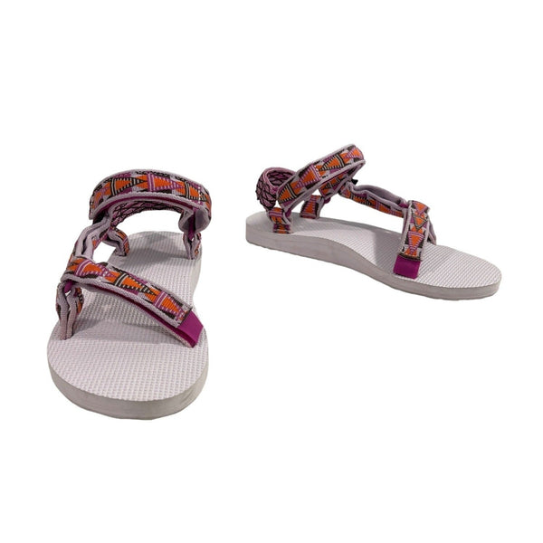 Teva Women's Pink Strapped Slide Sandals Sz 9