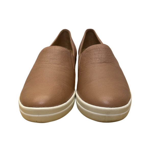 Naturalizer Women’s Brown Leather Slip-On Wedge Shoes Size 8M