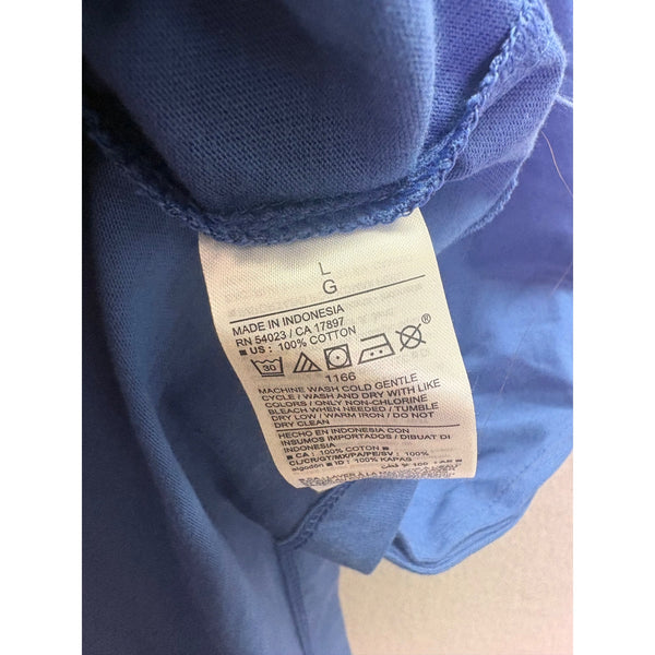 Old Navy Womens Blue Cotton Sleeveless Tank Dress Size L Casual Lightweight Basics