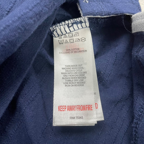 Tommy Bahama Boys Navy Polo Shirt Ribbed Collar Short Sleeve Size M (7/8) - New