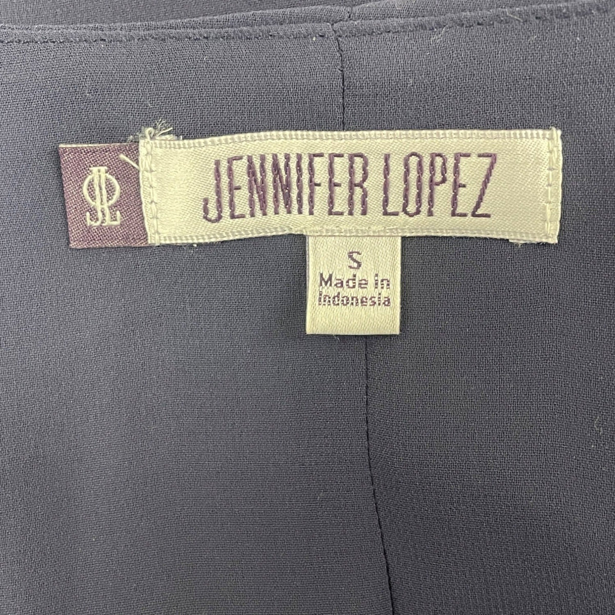 Jennifer Lopez Blue V-Neck Chiffon Blouse With Layered Bell Sleeves Size S - New