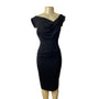 Black Halo Women's Black Sheath Dress Sz 4 (EUR 34) - NEW