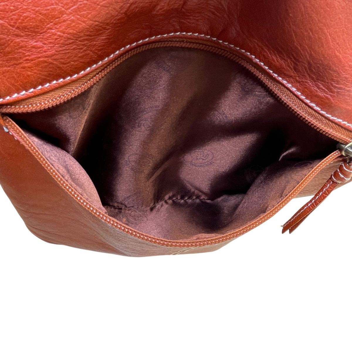 Avorio Women’s Brown Genuine Leather With Elephant Detail Crossbody Purse