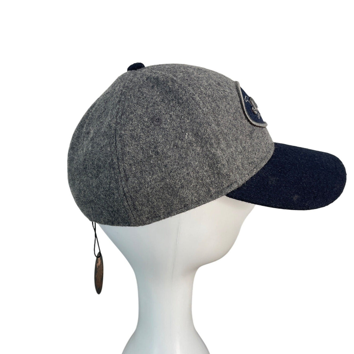 New Era EK Collection NY Jets NFL Wool Blend Baseball Cap Gray & Navy New Size S